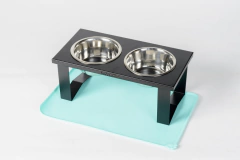 Combo Cama Moisés & Comedero en altura NET doble - perros chicos - comprar online