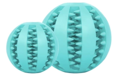 Pelota De Goma TPR Limpia Dientes Perro - chica y grande - comprar online