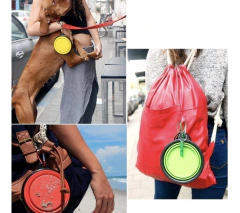 Comedero / bebedero plegable de silicona