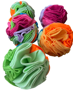 Pelota olfativa artesanal - para perros y gatos - comprar online