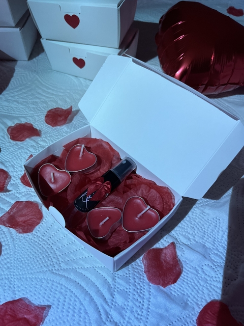Kit Decoração - Velas, Balões, Pétalas e Aromatizador de Ambiente