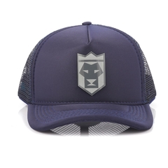 Boné Azul Marinho Tag Cinza Gravado - comprar online