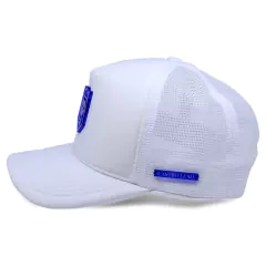 Boné Branco Tag Azul - Castro Leão