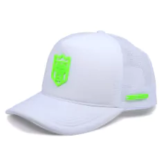 Boné Branco Tag Verde Fluor