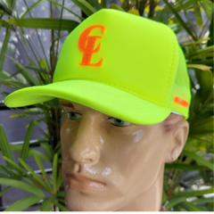 Boné Amarelo Neon Tag Laranja - Castro Leão