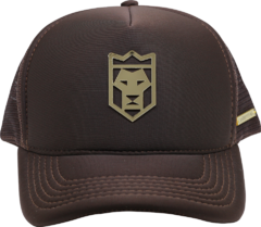 Boné Marrom Tag Dourado Espelhado - comprar online
