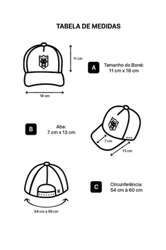 Boné Laranja Neon Tag Preta - loja online