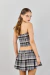 MINI FALDA CHART C/SHORT CUADRIDLLÉ (9659112) - CLOTER