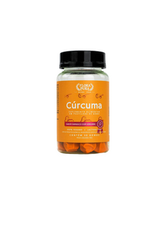 Cúrcuma em Gomas Sabor Damasco com Gengibre
