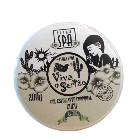 Gel Esfoliante Corporal Viva o Sertão - Coco