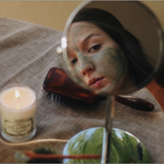 Máscara Facial de Argila Rosa - Flora Pura On-Line
