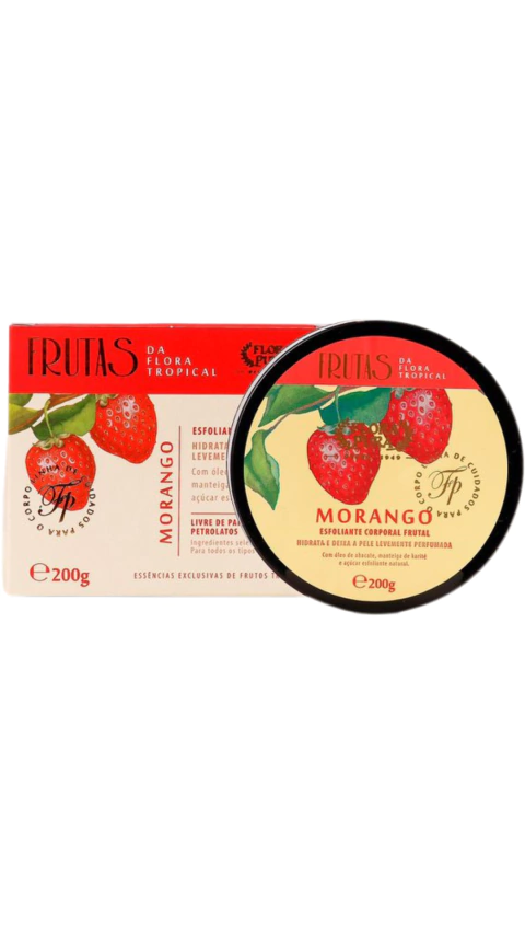 Óleo Esfoliante Corporal Morango - 200g - comprar online