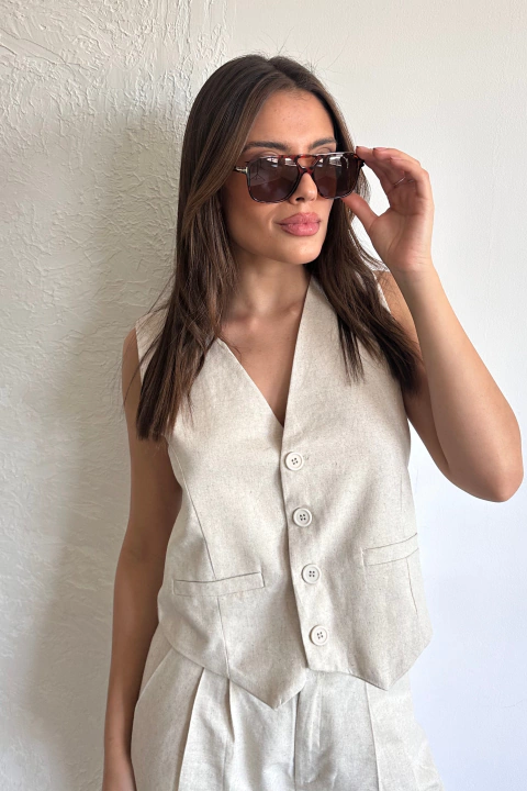 Conjunto Lino Natural