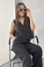 Pantalon Lino Black