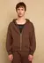 Zip Hoodie Marron - Freres