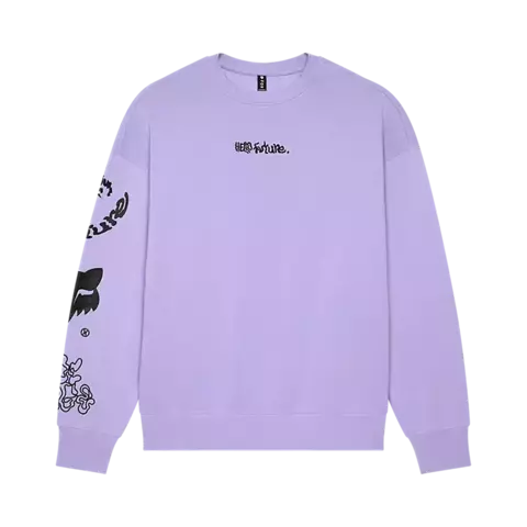 Hello Future Oversize Crew Lilac - Fox Racing