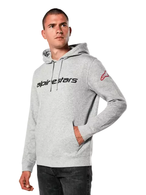 Linear Wordmark Hoodie V3 Grey - Alpinestars