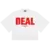 Remera Boxy "DEAL" - Cream & Board