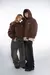 Hoodie Crop Sunset - Animal en internet
