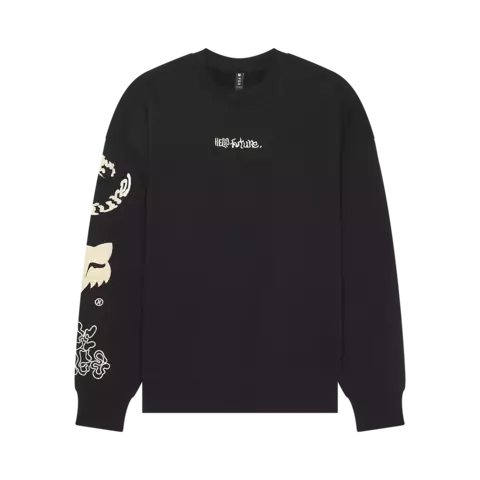 Hello Future Oversize Crew Black - Fox Racing
