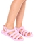 Papete lisa rosa bb infantil confortável bebê alta qualidade juju shoes