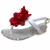 Chinelo baby flor pérola branco vermelho infantil alta qualidade juju shoes - Juju Shoes indústria comércio de calçados infantil alta qualidade 