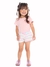 Imagem do Papete lisa rosa glitter infantil menina alta qualidade juju shoes