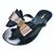 Chinelo laço glitter grande juvenil menina alta qualidade juju shoes - comprar online