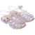 Kit 12 pares sandália lisa grade atacado juju shoes alta qualidade - loja online