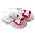 Kit 12 pares sandália laço metalizado 02 atacado infantil alta qualidade juju shoes - loja online