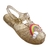 Sandália arco-íris glitter juvenil alta qualidade juju shoes - comprar online