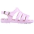 Papete lisa rosa bb infantil confortável bebê alta qualidade juju shoes - loja online