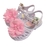 Sandália flor pérola branco menina infantil alta qualidade juju shoes na internet