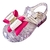 Sandália laço metalizado cristal pink infantil alta qualidade juju shoes - Juju Shoes indústria comércio de calçados infantil alta qualidade 