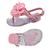 Chinelo bebê flor pérola rosa bebê infantil menina alta qualidade juju shoes - comprar online