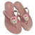 Rasteira chinelo juvenil gata menina alta qualidade juju shoes na internet