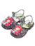 Sandália sereia glitter corações alta qualidade juju shoes