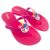 Rasteira juvenil unicórnio pink alta qualidade juju shoes - loja online