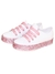 Tênis branco rosa glitter infantil menina alta qualidade juju shoes - comprar online