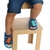 Papete infantil dino azul menino alta qualidade juju shoes