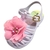 Sandália flor pérola branco menina infantil alta qualidade juju shoes - Juju Shoes indústria comércio de calçados infantil alta qualidade 