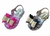 Kit 2 pares sandália glitter laço glitter rosa glitter pink e preto glitter alta qualidade juju shoes - comprar online