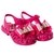 Sandália laço metalizado pink infantil alta qualidade juju shoes - comprar online