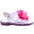 Papete flor pérola infantil cristal rosa bb menina alta qualidade juju shoes - loja online