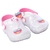 Babuche coraçao craft com pulseira infantil menina alta qualidade juju shoes - comprar online