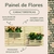 Painel de Madeira Pinus Jardim Vertical Floreira 50x100cm - comprar online