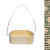 Cesta para decorar e presentear modelo ripada oval com sisal