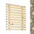 Painel Ripado para Jardim Vertical de Pinus 50x50