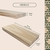 10 Placas Retangular de Madeira Pinus para Artesanatos - 9x19x2cm - Repac Madeiras