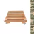 Imagem do Deck Madeira Modular 30x30 Natural Área Interna E Externa - Suporte de Botijão ou Vasos - Deck Com Rodízio